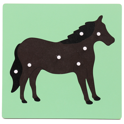 Horse Knobbed Puzzle