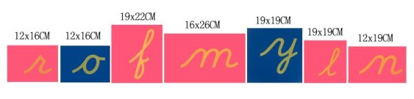 Sandpaper Letters (Cursive) - Image 3