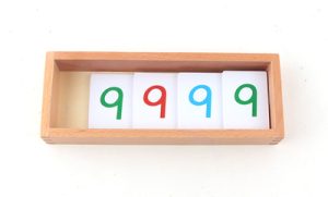 Small Number Cards with Box